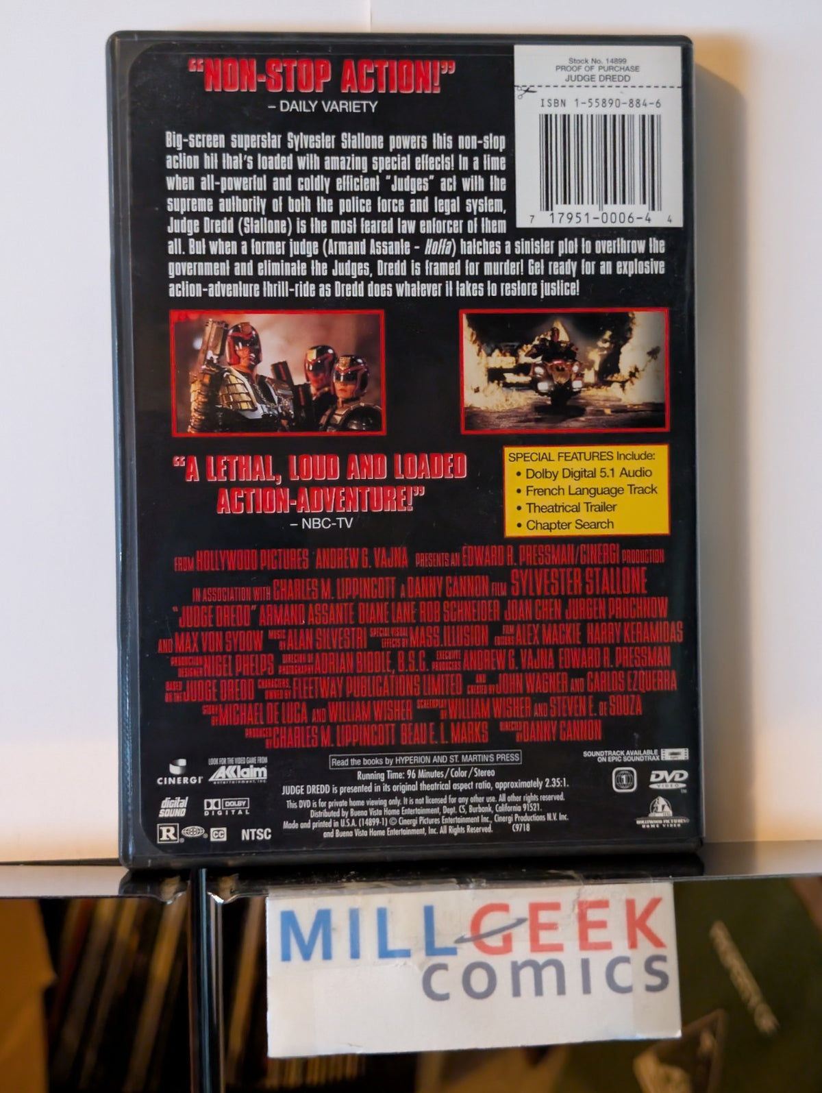 Judge Dredd - Sylvester Stallone, Widescreen (DVD) -JD