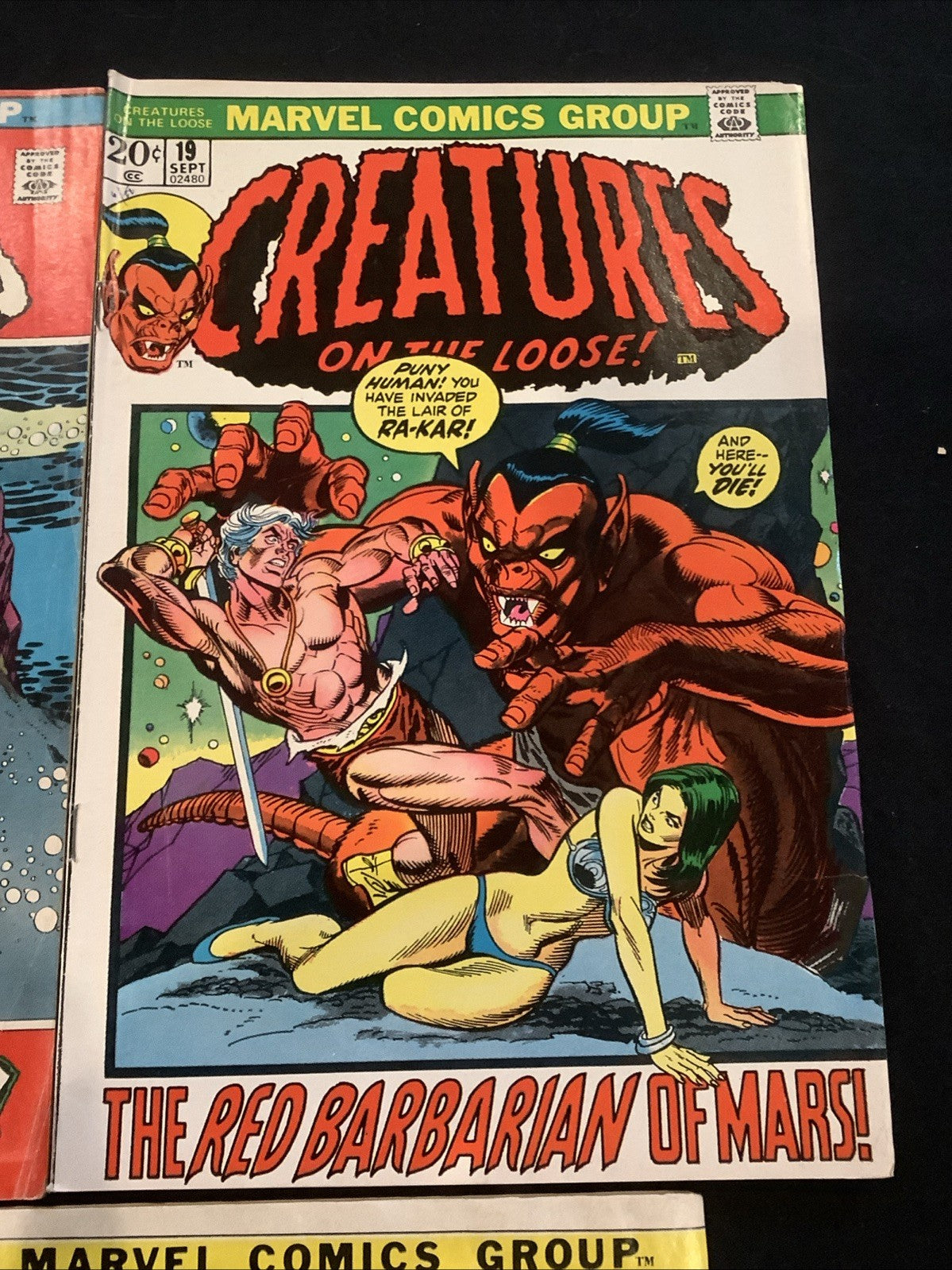 Creatures on the Loose #16-21 + Monsters On The Prowl #16 Comic Lot, Thulsa Doom