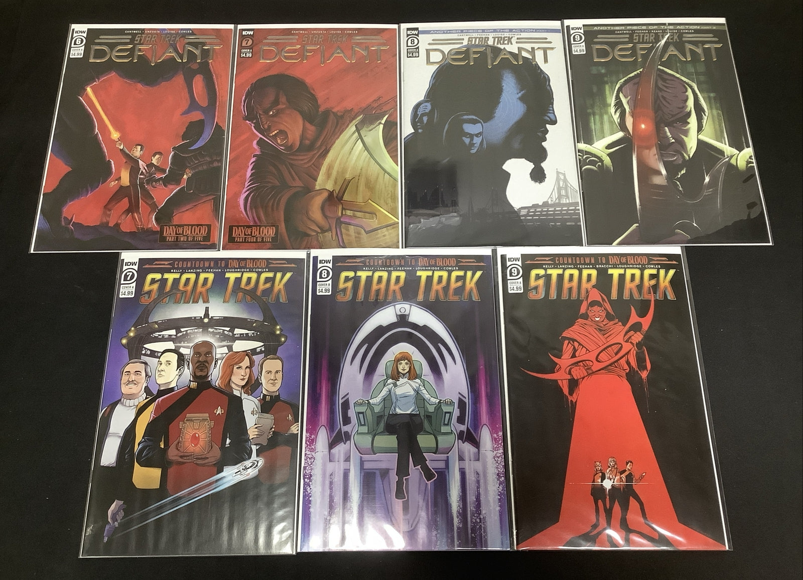 Star Trek Comic Bundle: Defiant #6-9, Vol.6 #7-9, IDW Publishing, Day Of Blood