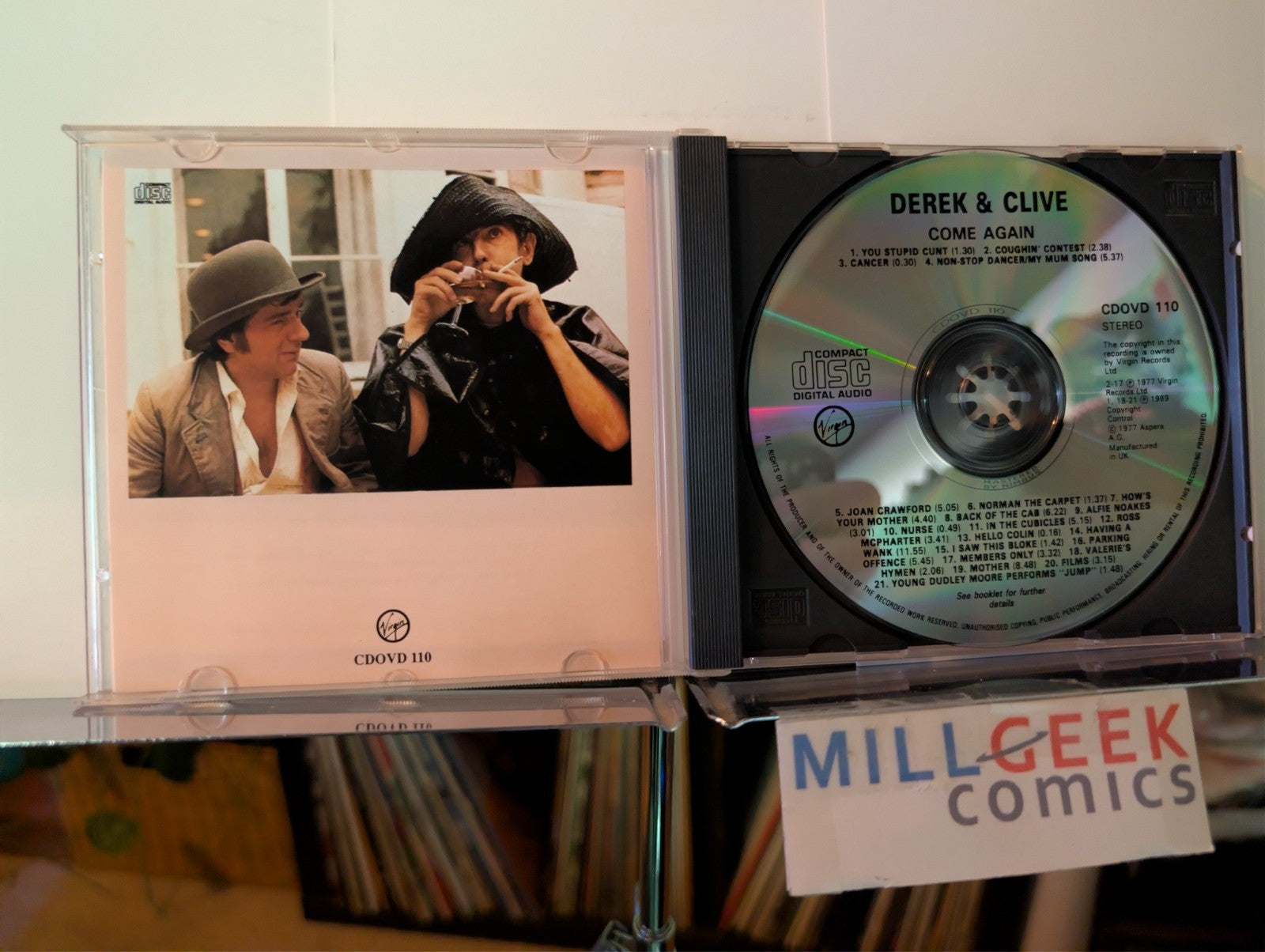 4 Comedy CD Albums (Fierstein, Derek and Clive, Izzard, Hicks) -JD