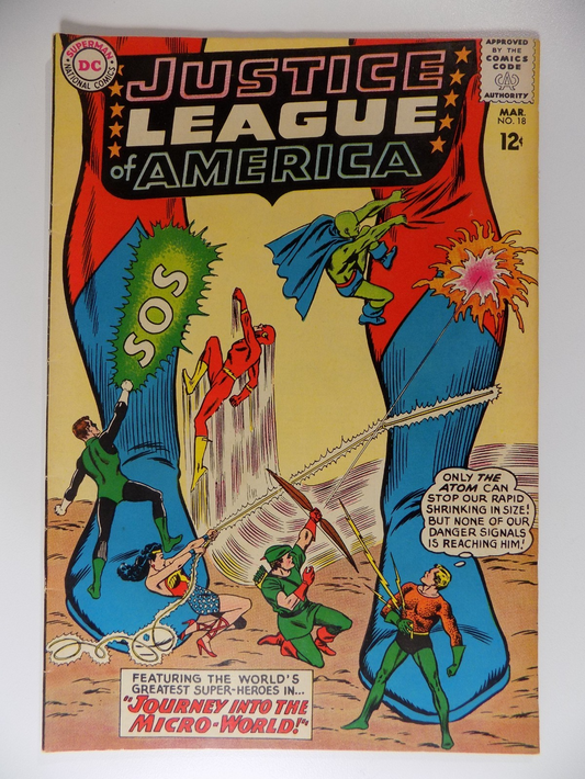 Justice League of America #18 DC Comic March 1963 Very Fine