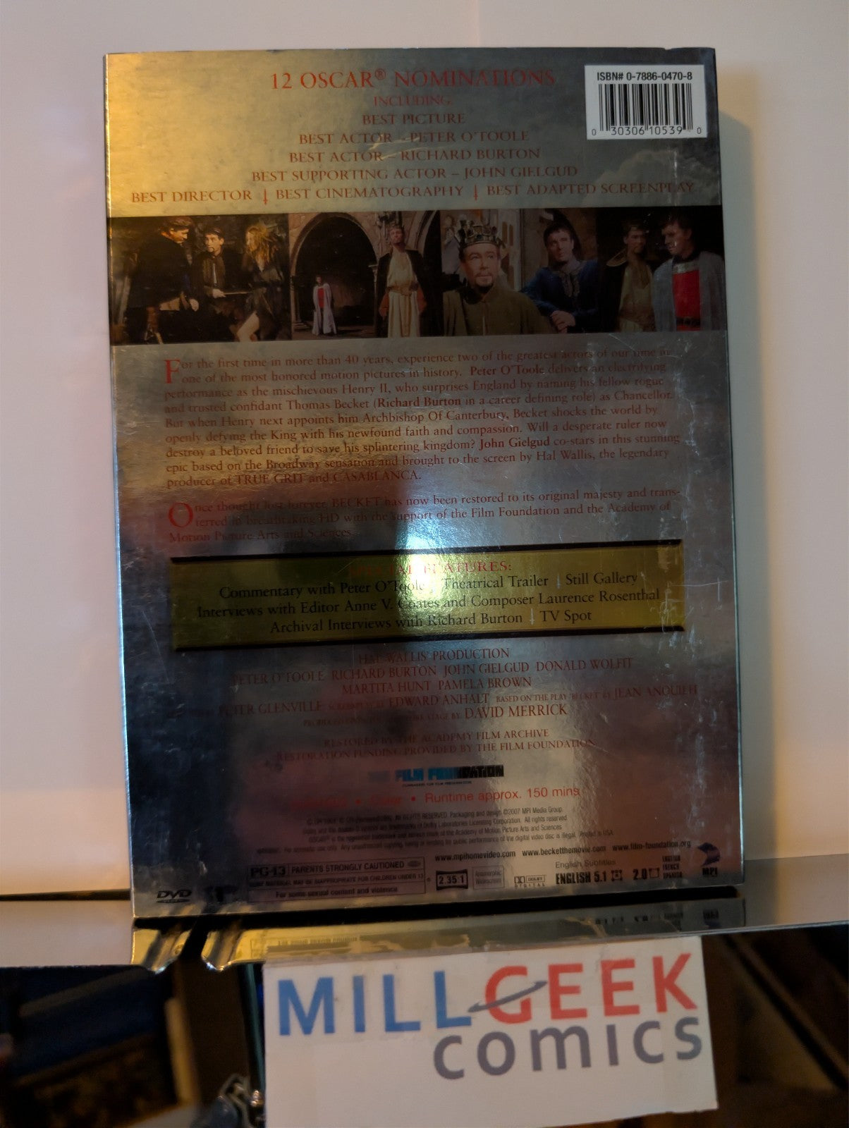 Becket / Amadeus / The Vikings / A Man For All Seasons / Henry V (DVD) -JD