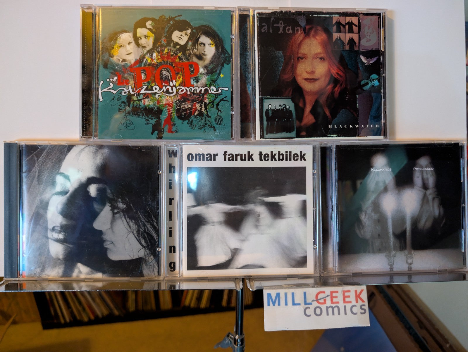 Folk-World Music 5 CD Lot (Katzenjammer, Altan, Chandra, Tekbilek, Klezmatic)-JD