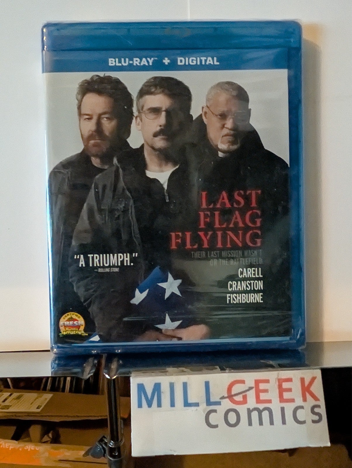 Last Flag Flying, Steve Carell (Blu-Ray) Brand New -JD