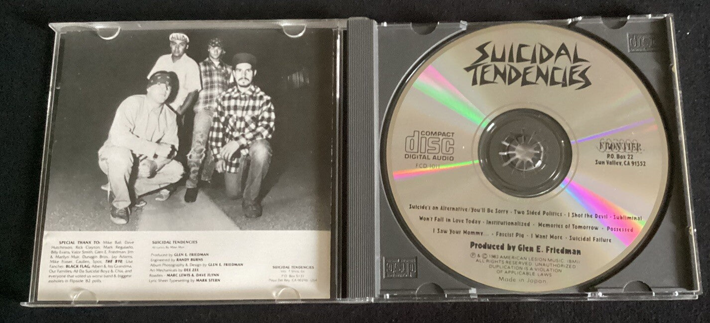 SUICIDAL TENDENCIES (CD, Frontier, Made In Japan, Like New) -JD