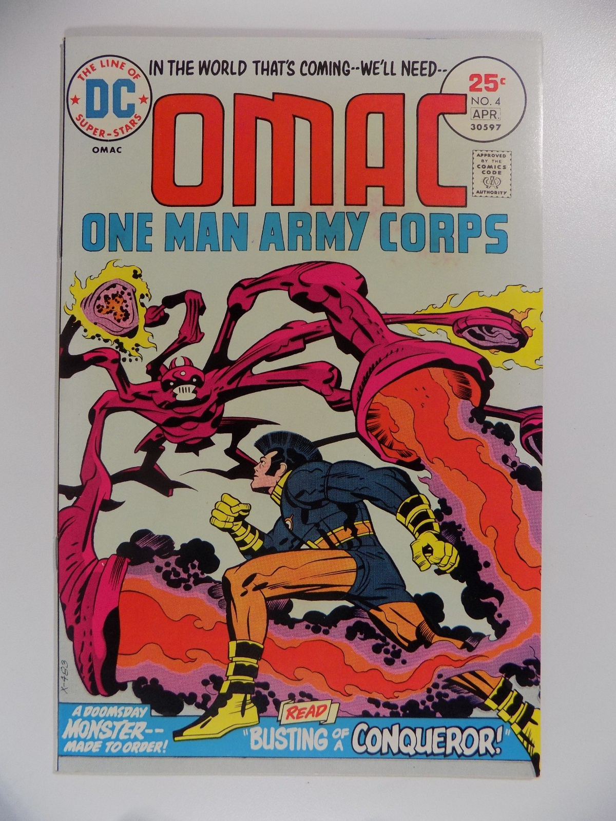 OMAC #4 DC Comic April 1975 Very Fine/Near Mint
