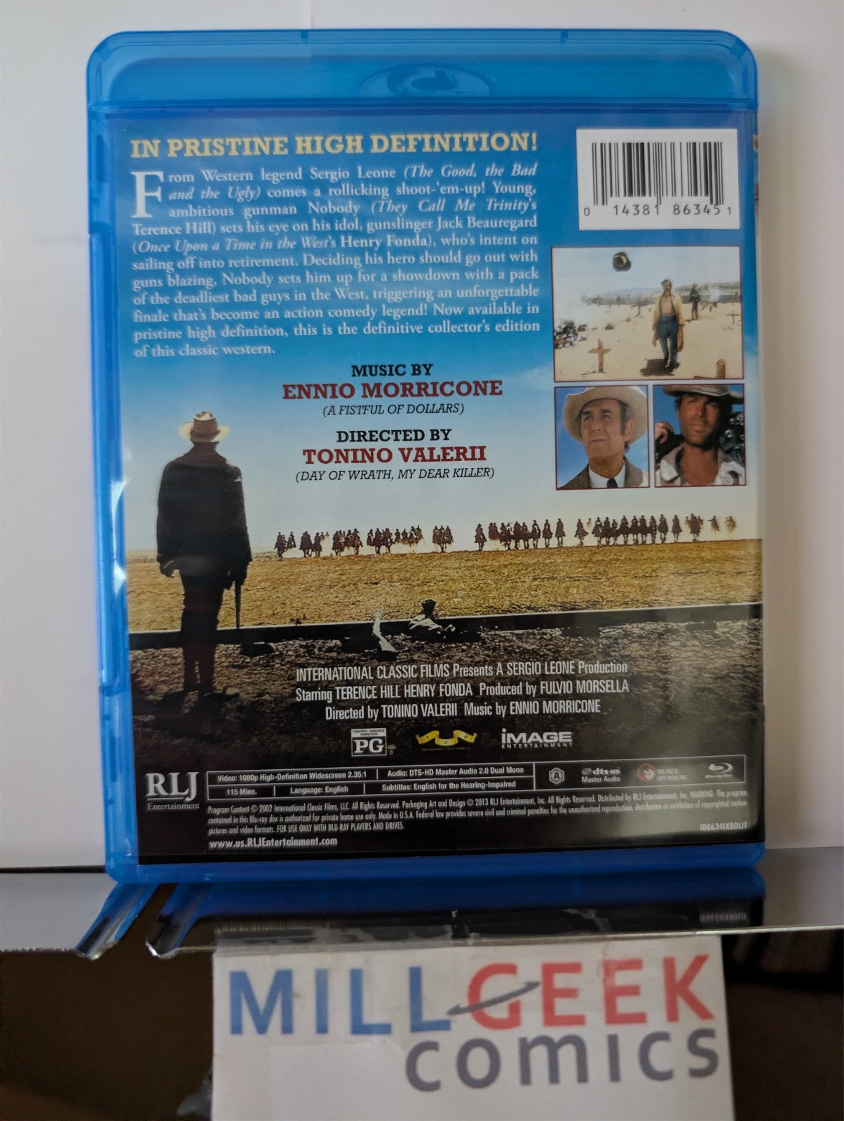Once Upon A Time in the West / My Name Is Nobody, 2 Western Movies (Blu-Ray) -JD