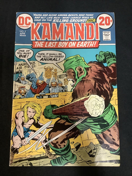 Kamandi, the Last Boy on Earth #5 (DC Comics April 1973) VF (8.0) Jack Kirby