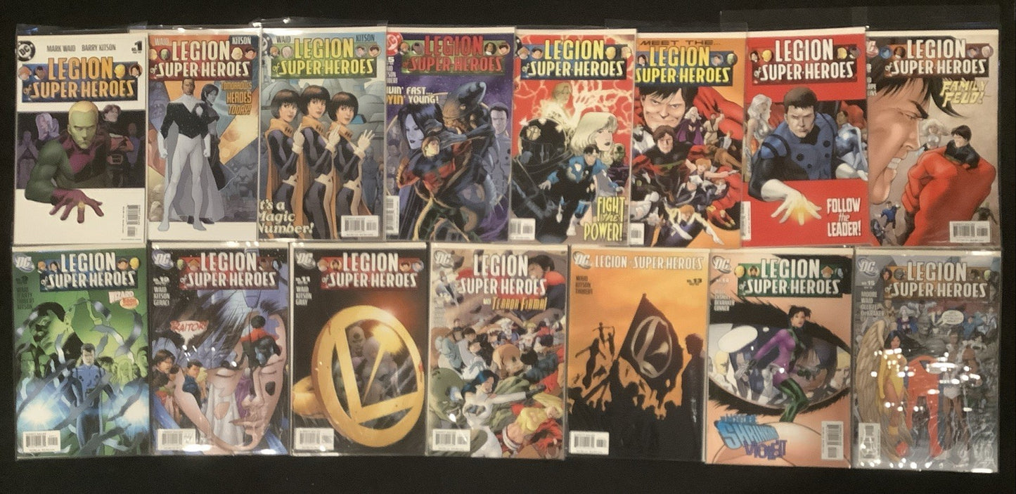 Legion Of Super-Superheroes #1-50 Complete Comic Set, DC, Supergirl, Mark Waid