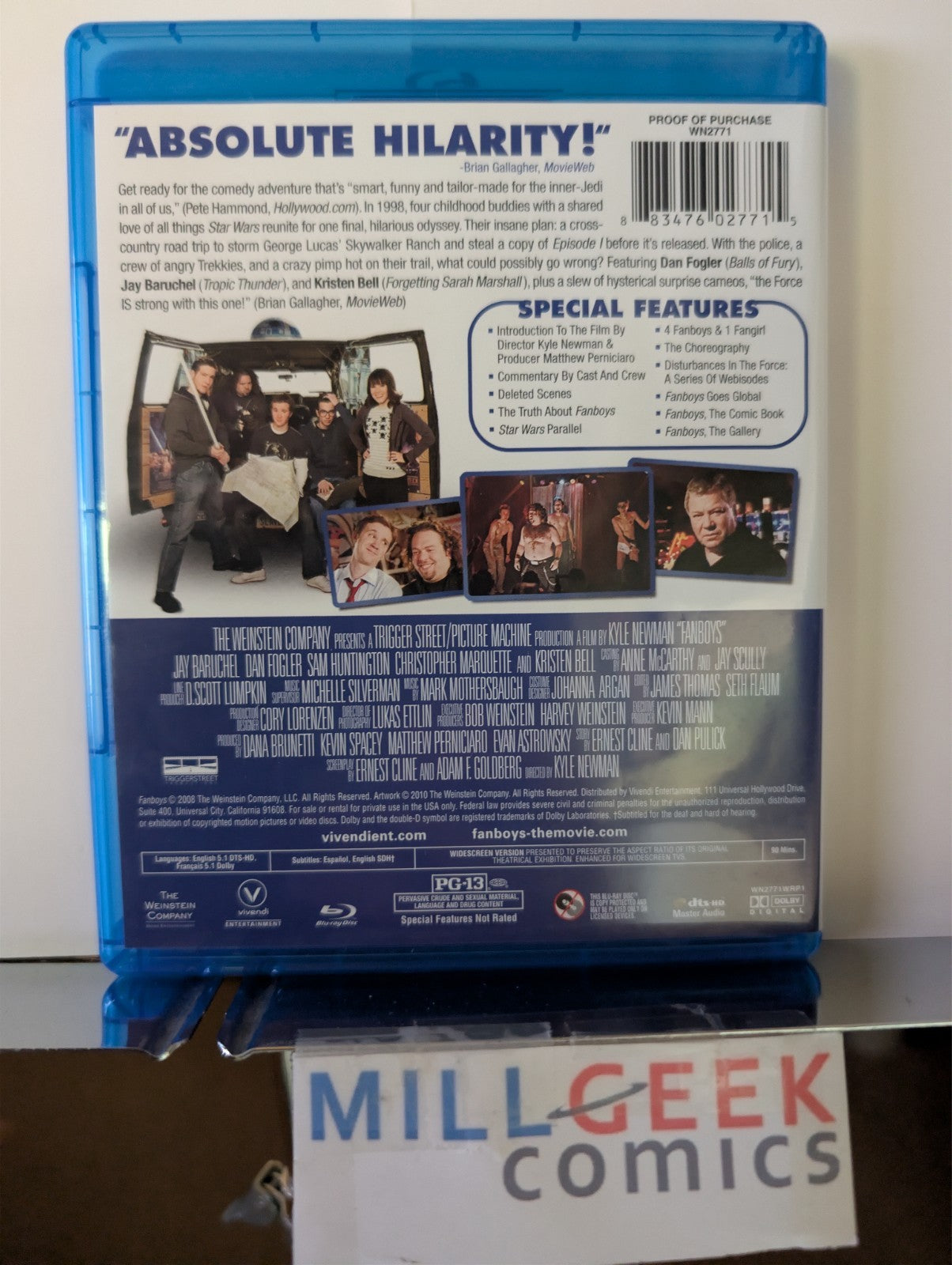 Moonwalkers / Fanboys, 2 Comedy Movie Set (Blu-ray) -JD