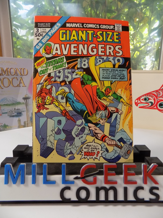 Giant-Size Avengers #3 Marvel Comic February 1975 Very Fine+