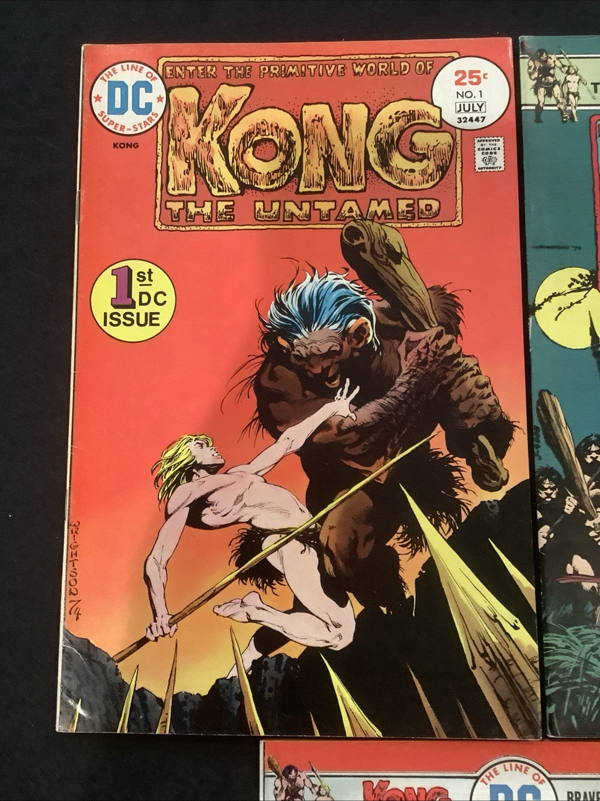 Kong the Untamed #1-5 Complete Comic Set, DC Comics, Gerry Conway, 1975