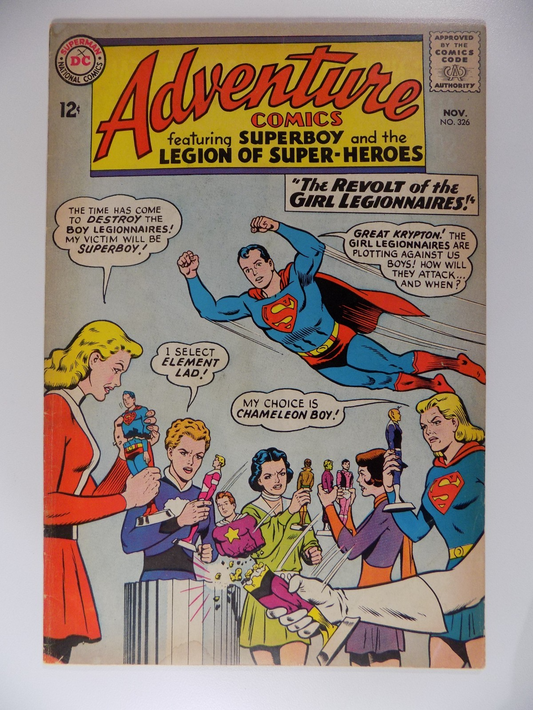 Adventure Comics #326 DC Comic Fine- November 1964