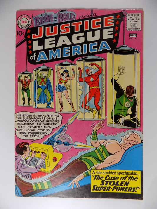 Brave and the Bold #30 DC Comics Justice League of America Fine July 1960