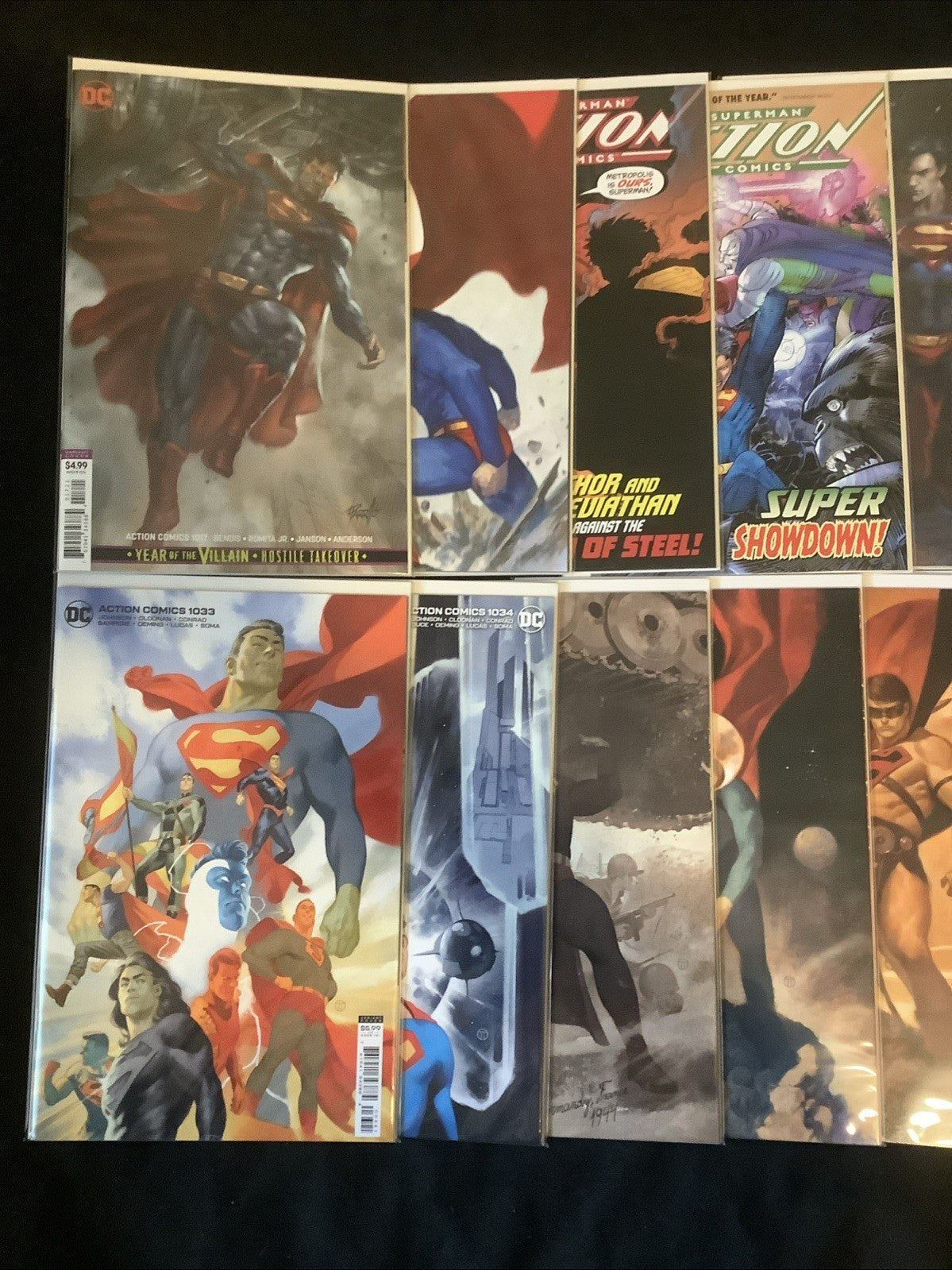 Action Comics #957-1048 (Missing #1035) Comic Lot, DC, Additional Variant Covers