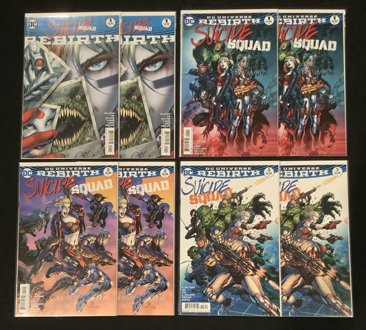 Suicide Squad #1-3 + Rebirth Comic Lot, DC, W/ Duplicates, 1st Emilia Harcourt
