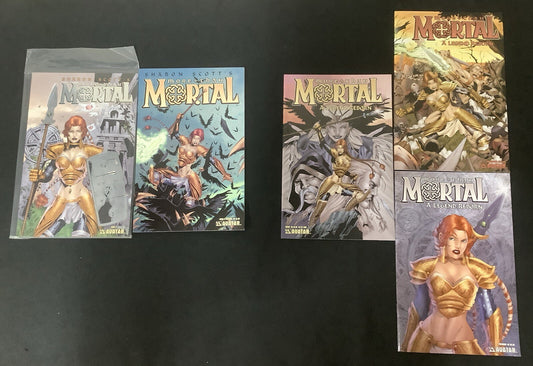 More Than Mortal Comic Bundle: #0 (Covers C+D), Legend Reborn #1 (Covers C+F+G)