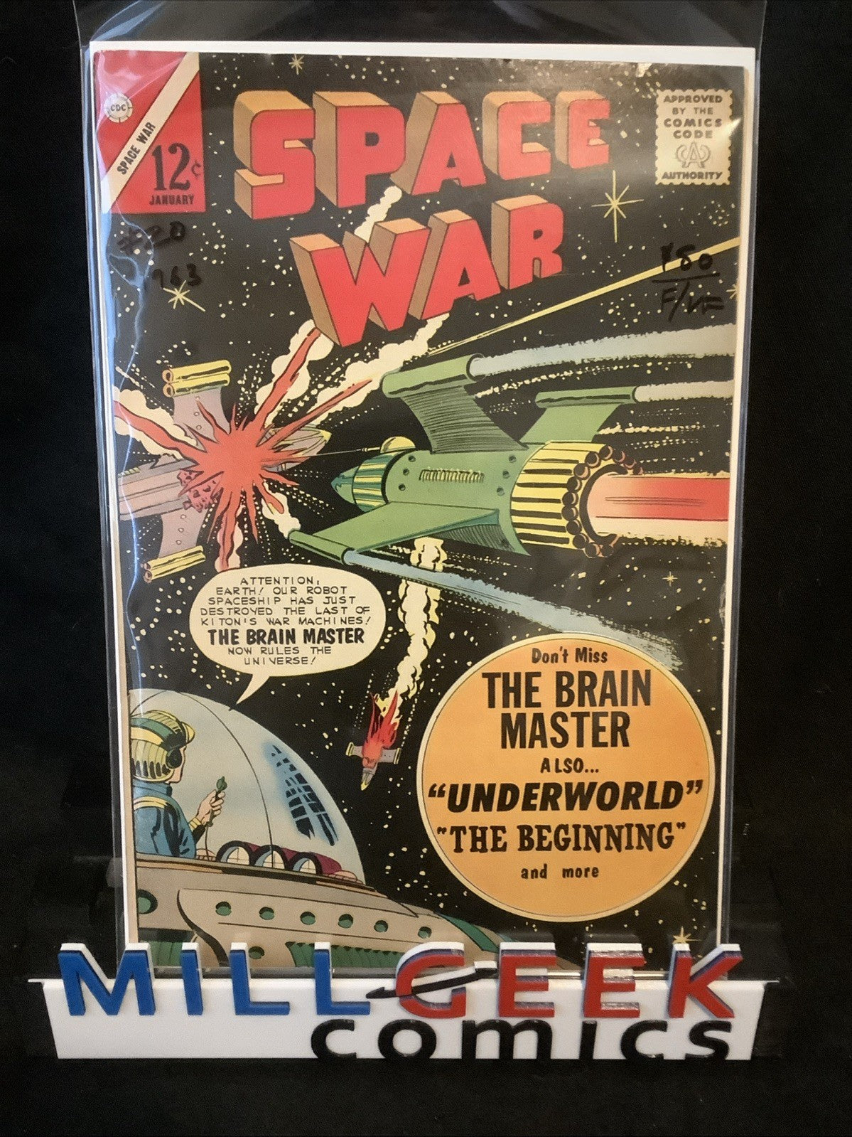 Space War #20 (Charlton January 1963) F/VF (7.0) Vince Alascia/Bill Molno