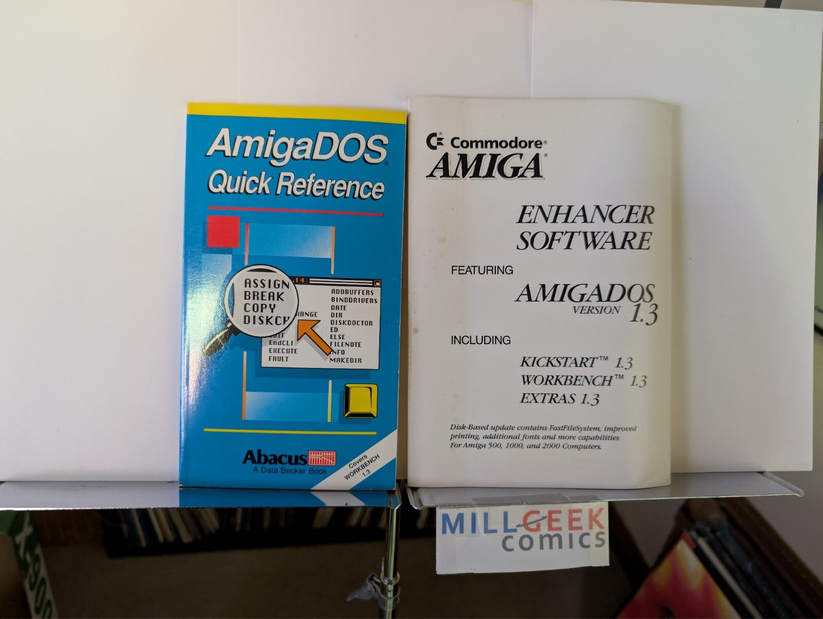 AmigaDOS Quick Reference / Amiga Enhancer Software for AmigaDOS Manual 1989 -JD