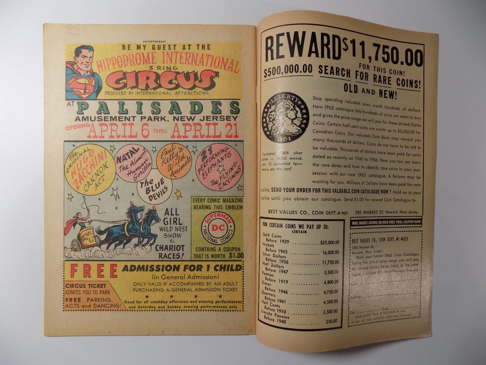 Action #300 DC Comic May 1963 Fine/Very Fine