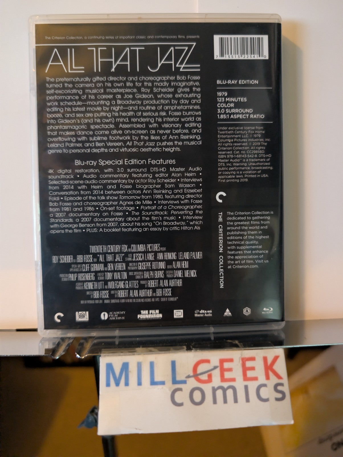 All That Jazz, Roy Scheider, Criterion Collection (Blu-ray, 1979) -JD