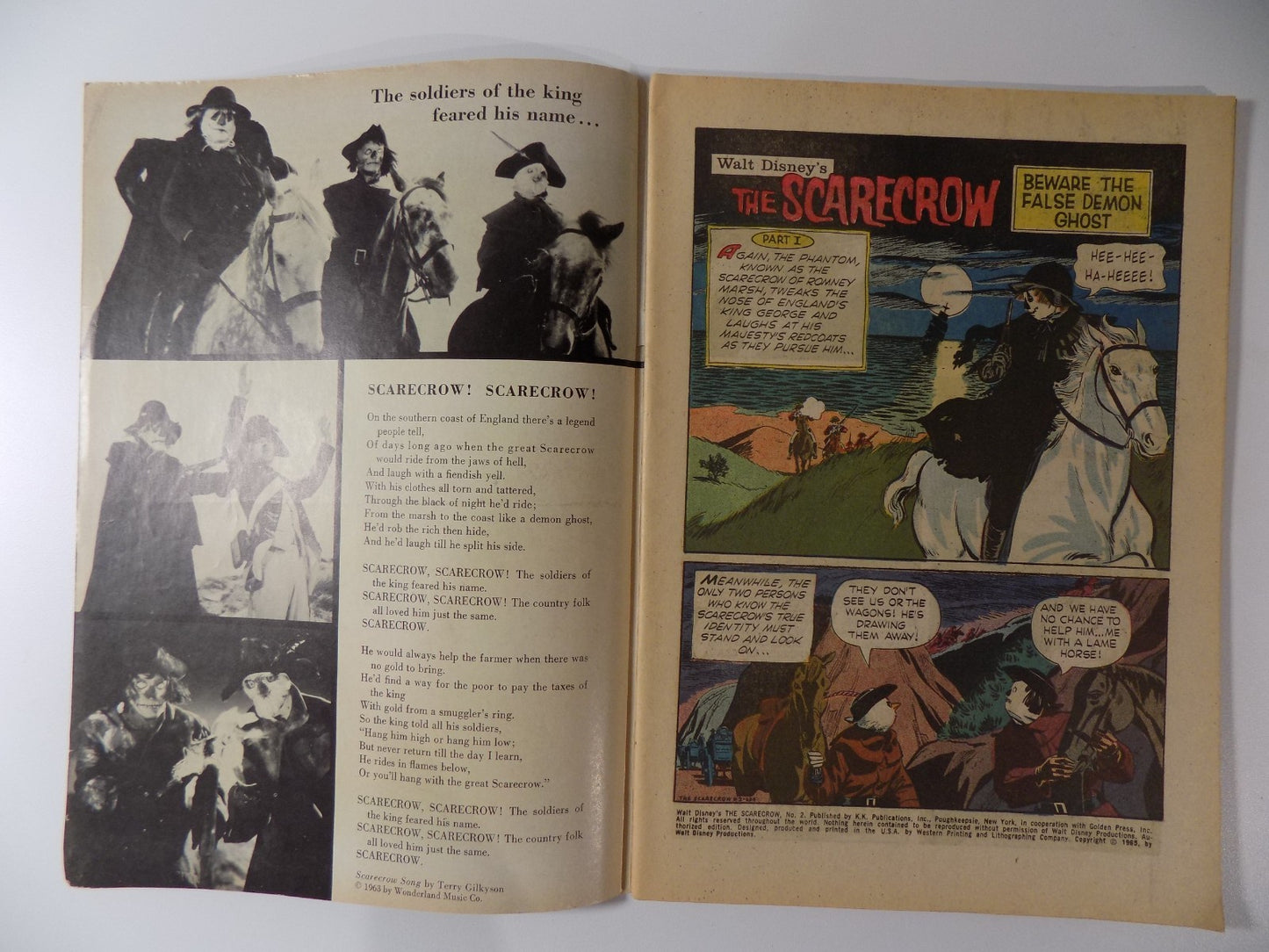 Scarecrow #2 Gold Key Comic 1964 Fine/Very Fine