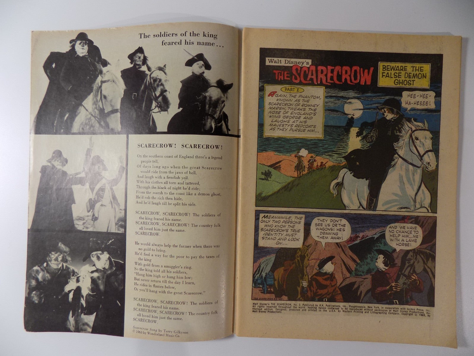 Scarecrow #2 Gold Key Comic 1964 Fine/Very Fine