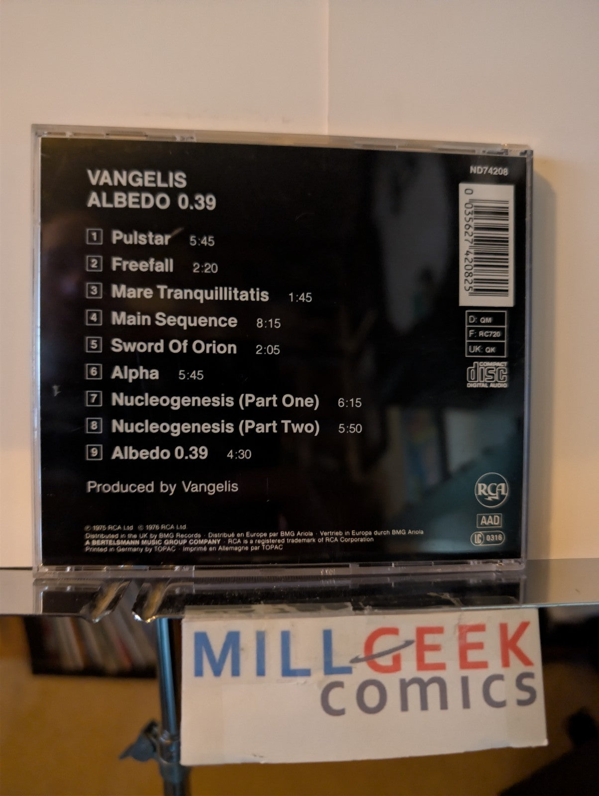 Electronic 4 CD lot (Dieter Schutz, Talk Talk, Vangelis, Morcheeba) -JD