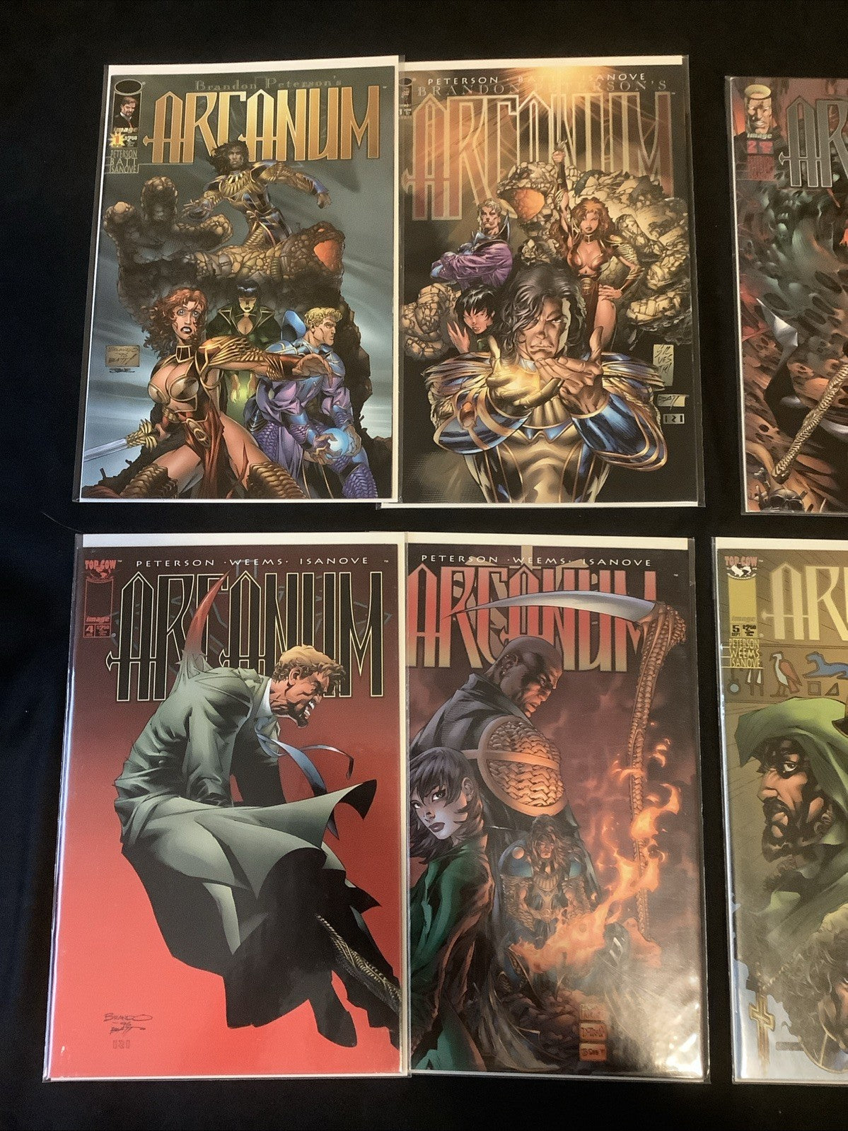 Arcanum #1-8 + Bonus Variant Cover Complete Comic Series, Image/Top Cow, 1997