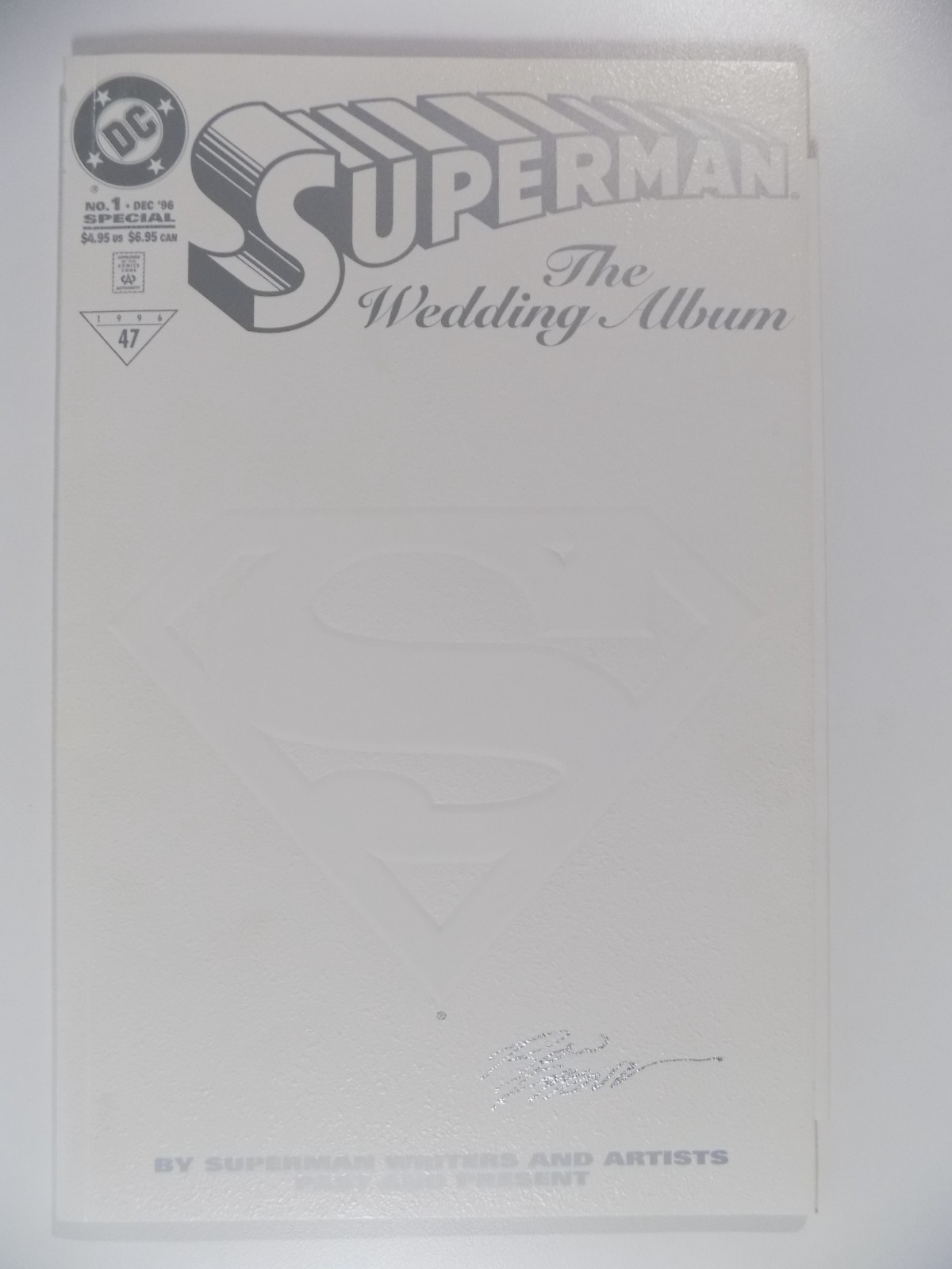 Superman The Wedding Album & Invitation! Ron Frenz Signed w/COA 1000 Made! VF/NM