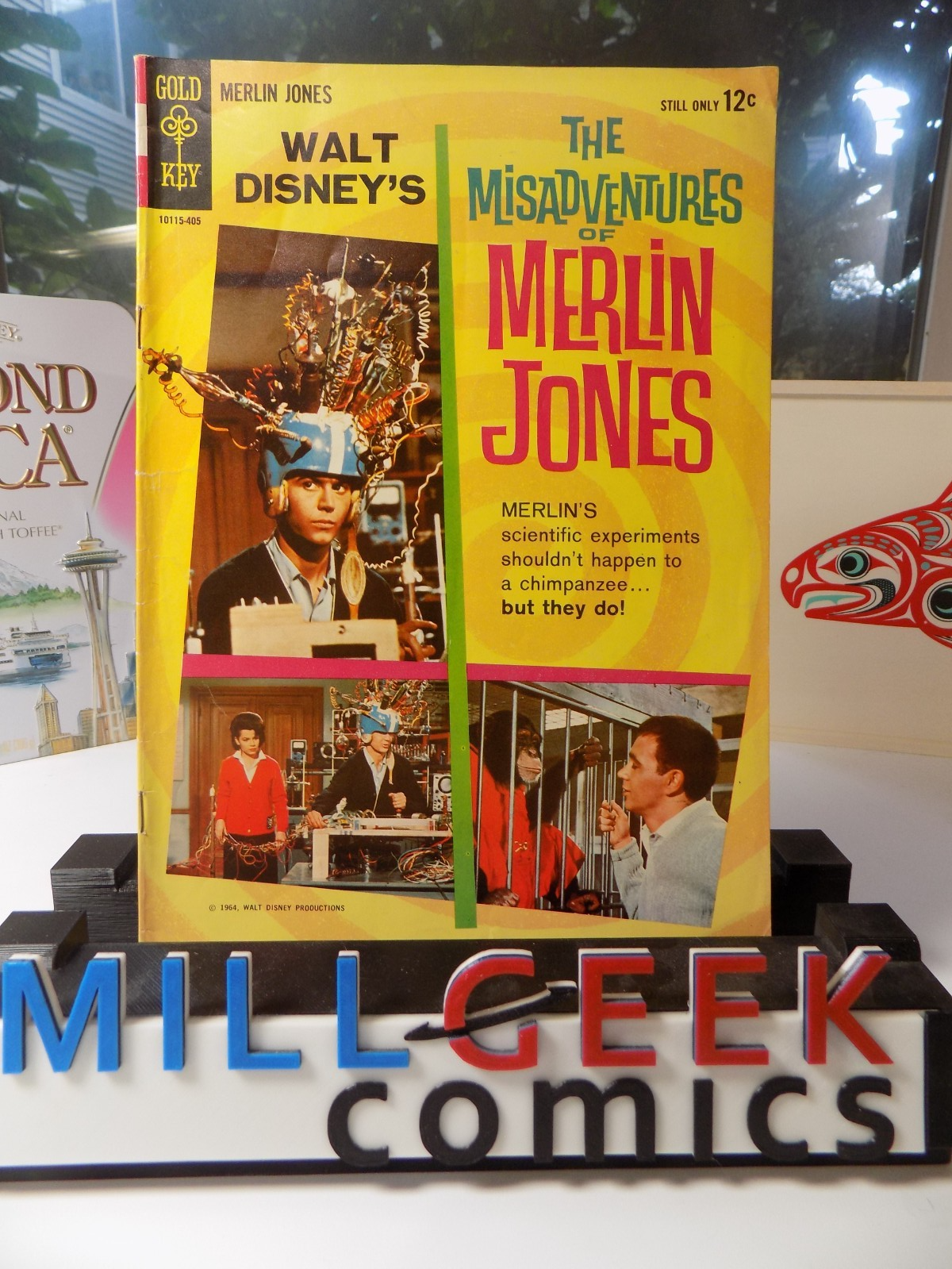 Walt Disney's The Misadventures of Merlin Jones Gold Key Comic 1964 F/VF