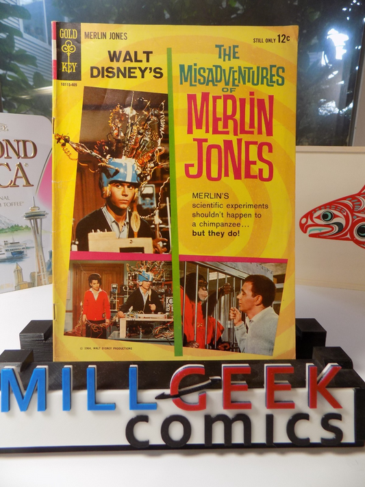 Walt Disney's The Misadventures of Merlin Jones Gold Key Comic 1964 F/VF