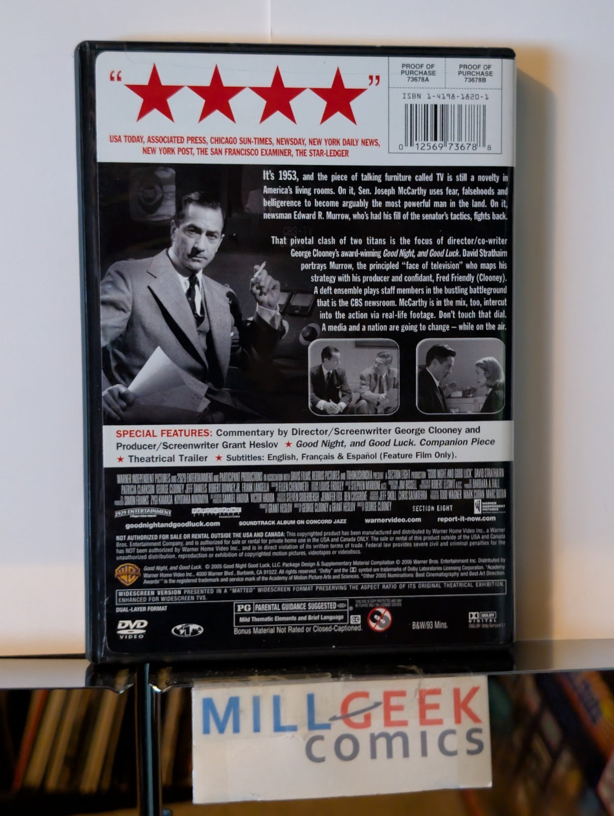 Good Night, and Good Luck / Capote, 2 Award Winning Films (DVD) -JD