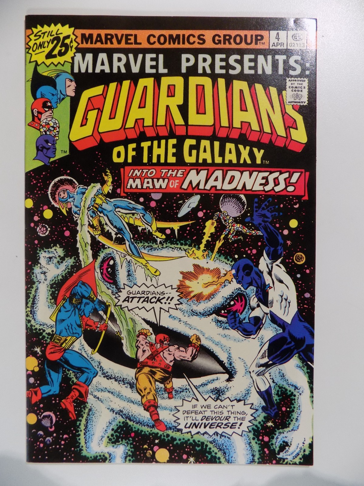 Marvel Presents: Guardians of the Galaxy #4 Marvel Comic April 1976 Near Mint