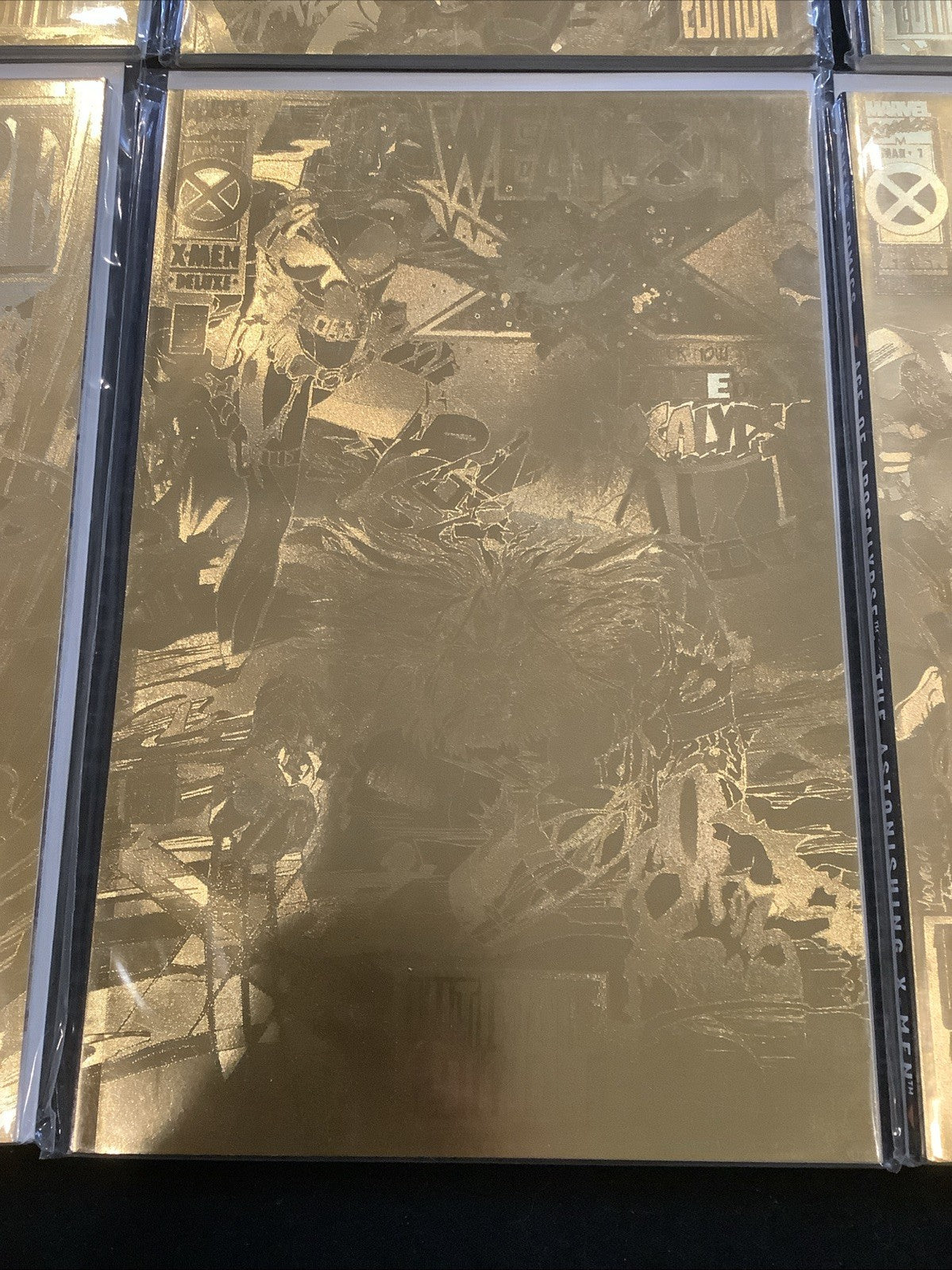 Marvel Age Of Apocalypse Gold Foil Comic Lot, 8 Comics, See Pics/Description