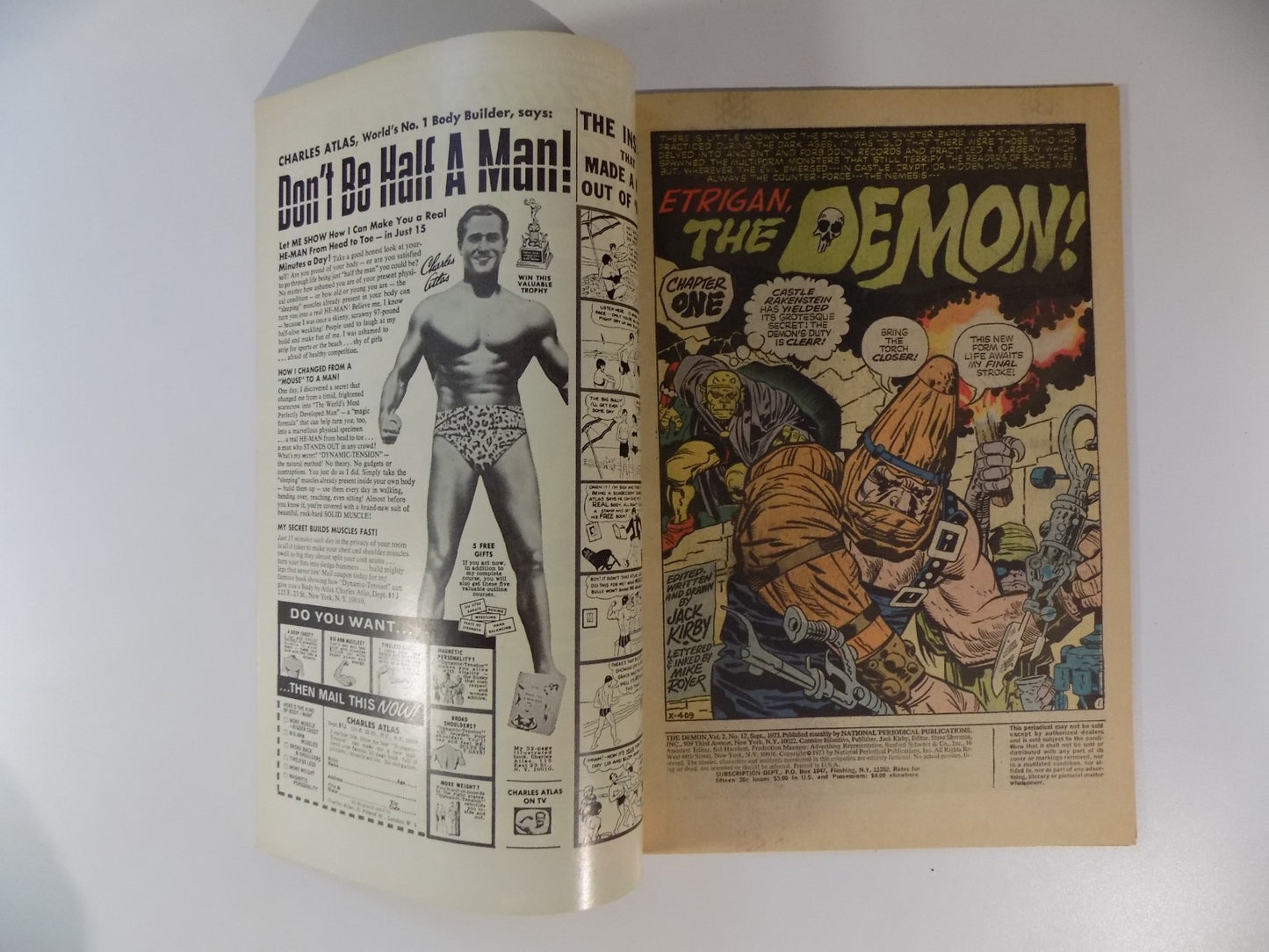Demon #12 DC Comic September 1973 Very Fine