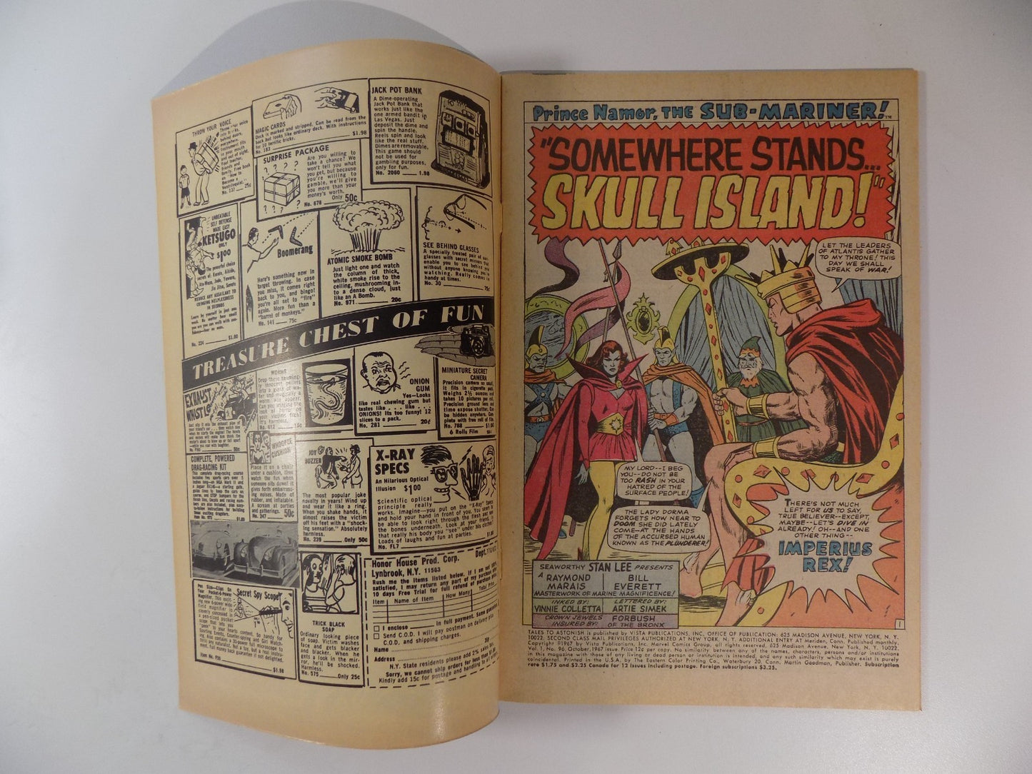 Tales to Astonish #96 Marvel Comic October 1967 Very Fine+