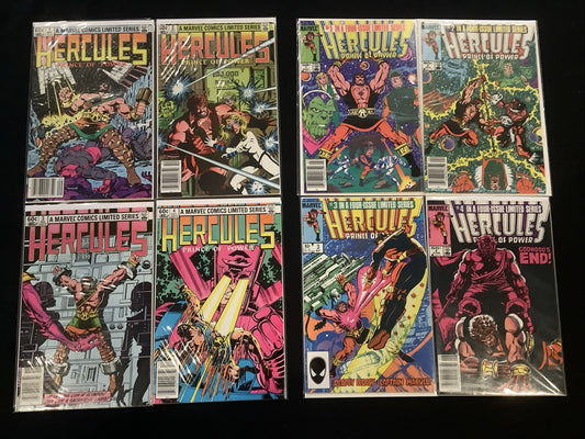 Hercules Comic Bundle: Prince Of Power Vol.1 + Vol.2 Complete, 8 Comics Total