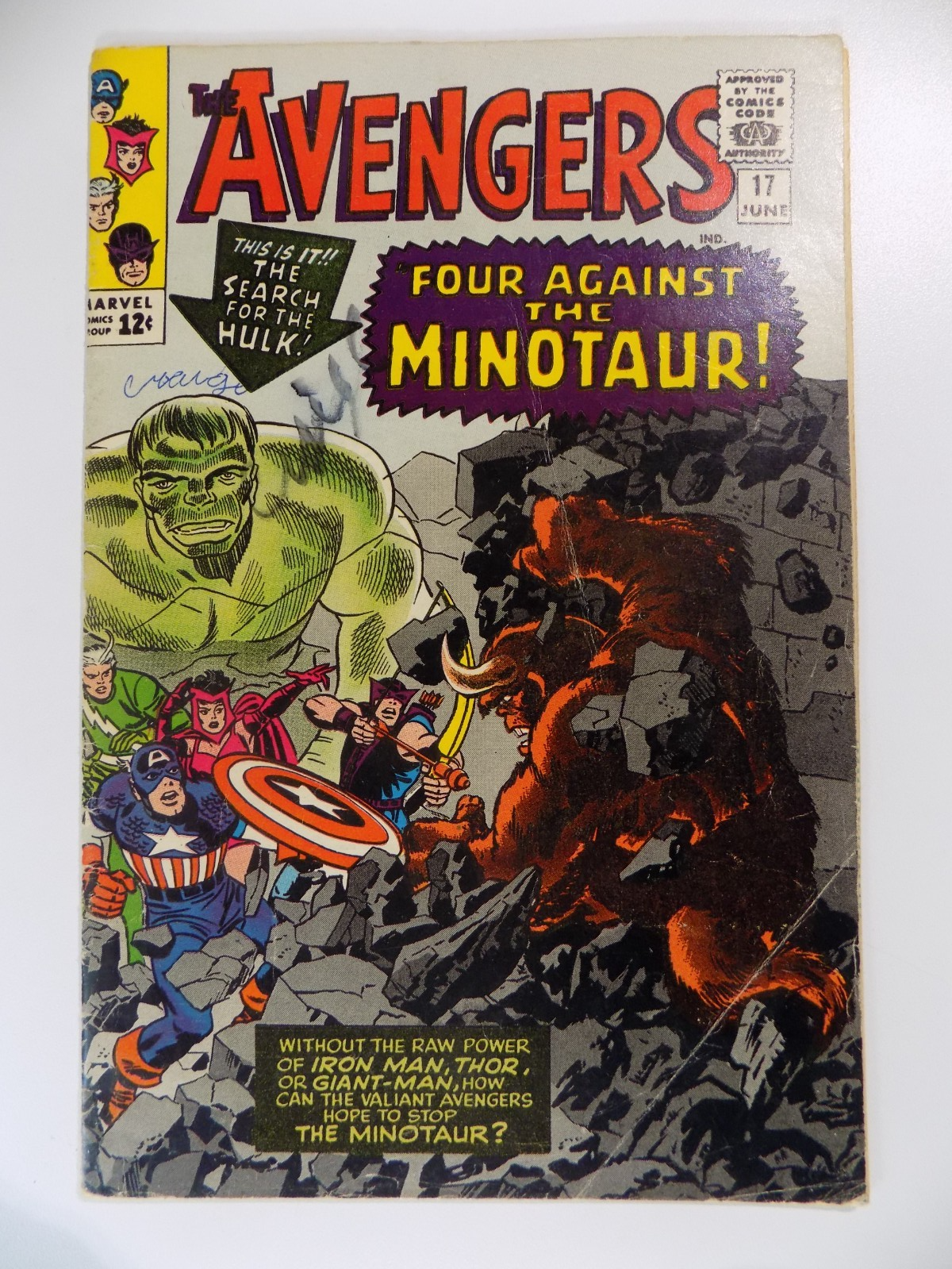 Avengers #17 Marvel Comic June 1965 Fine-