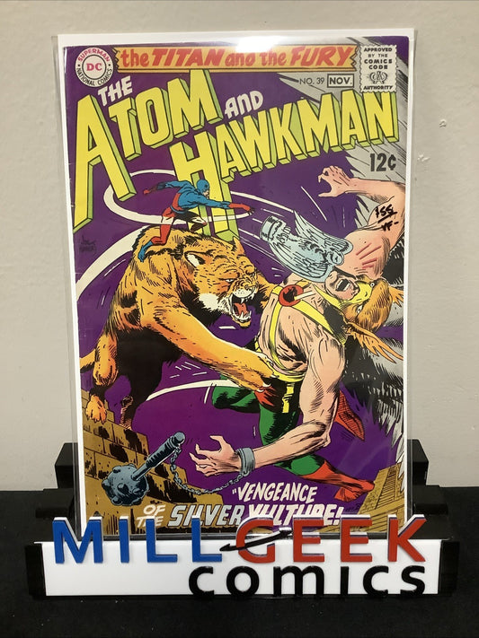 The Atom & Hawkman #39 (DC Comics October-November 1968) VF- (7.5) Gardner Fox
