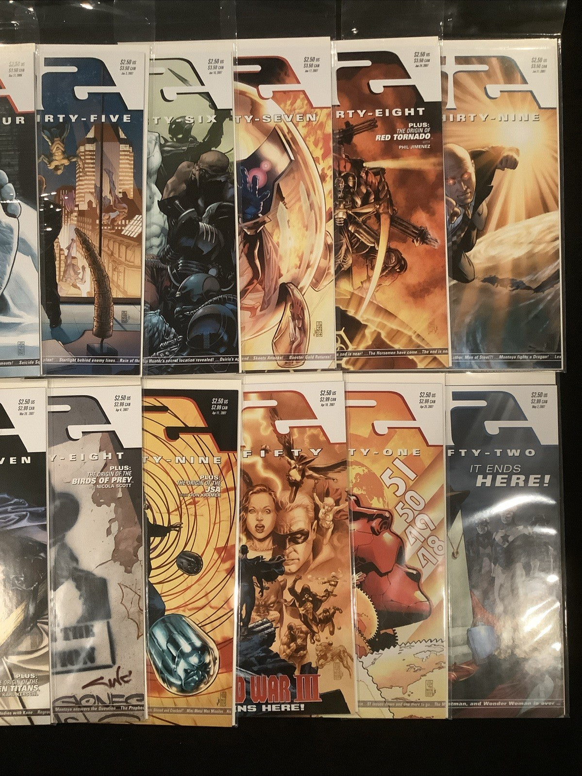 52 #1-52 + World War 3 #1-4 Complete Comic Set, DC Comics, 1st App Batwoman