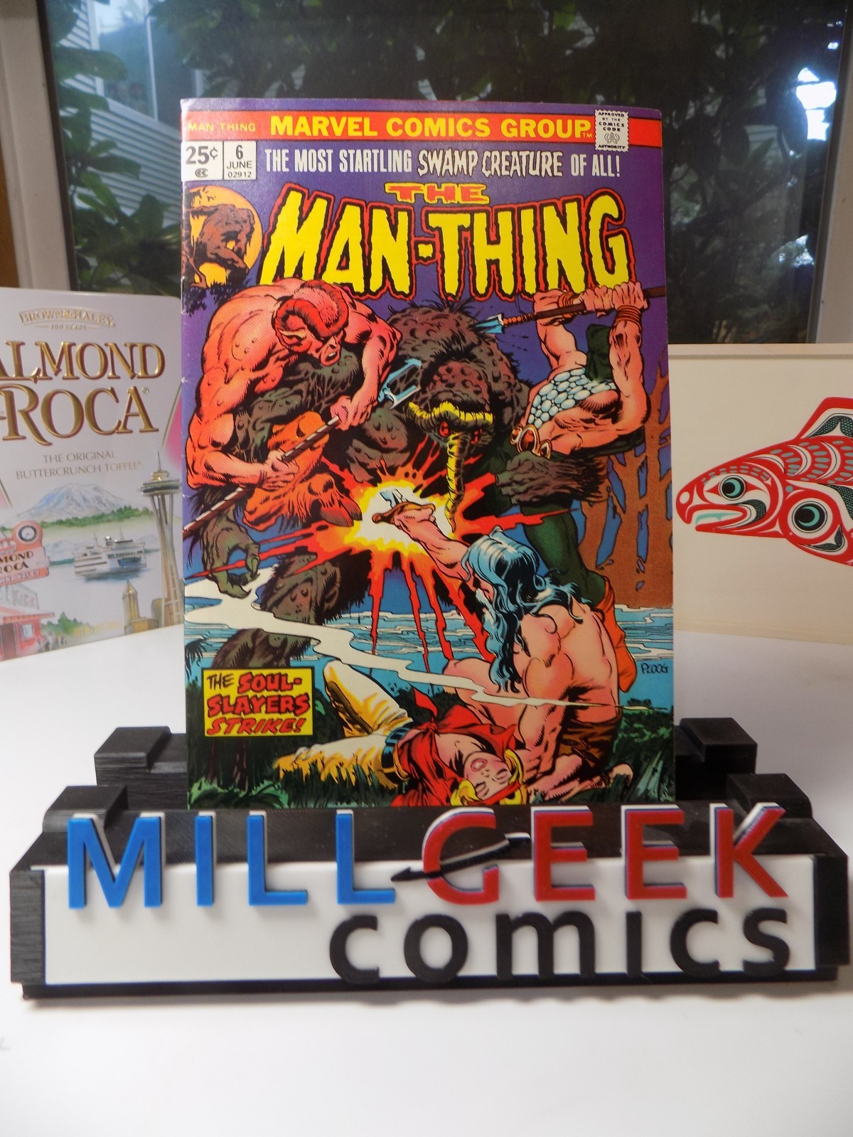 Man-Thing #6 Marvel Comic June 1974 Very Fine+