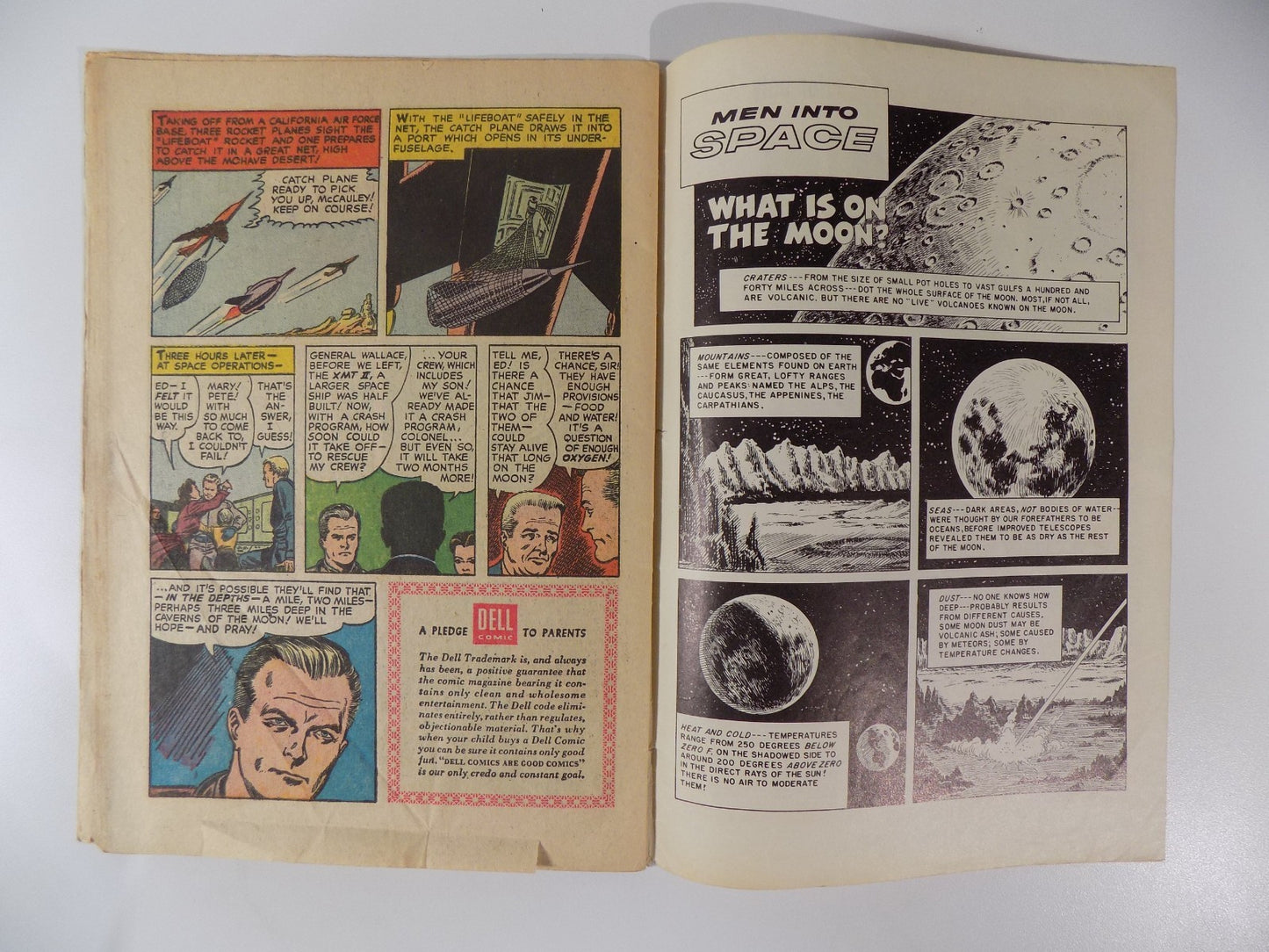 Four Color #1083 Men into Space Dell Comic March-May 1960 Fine