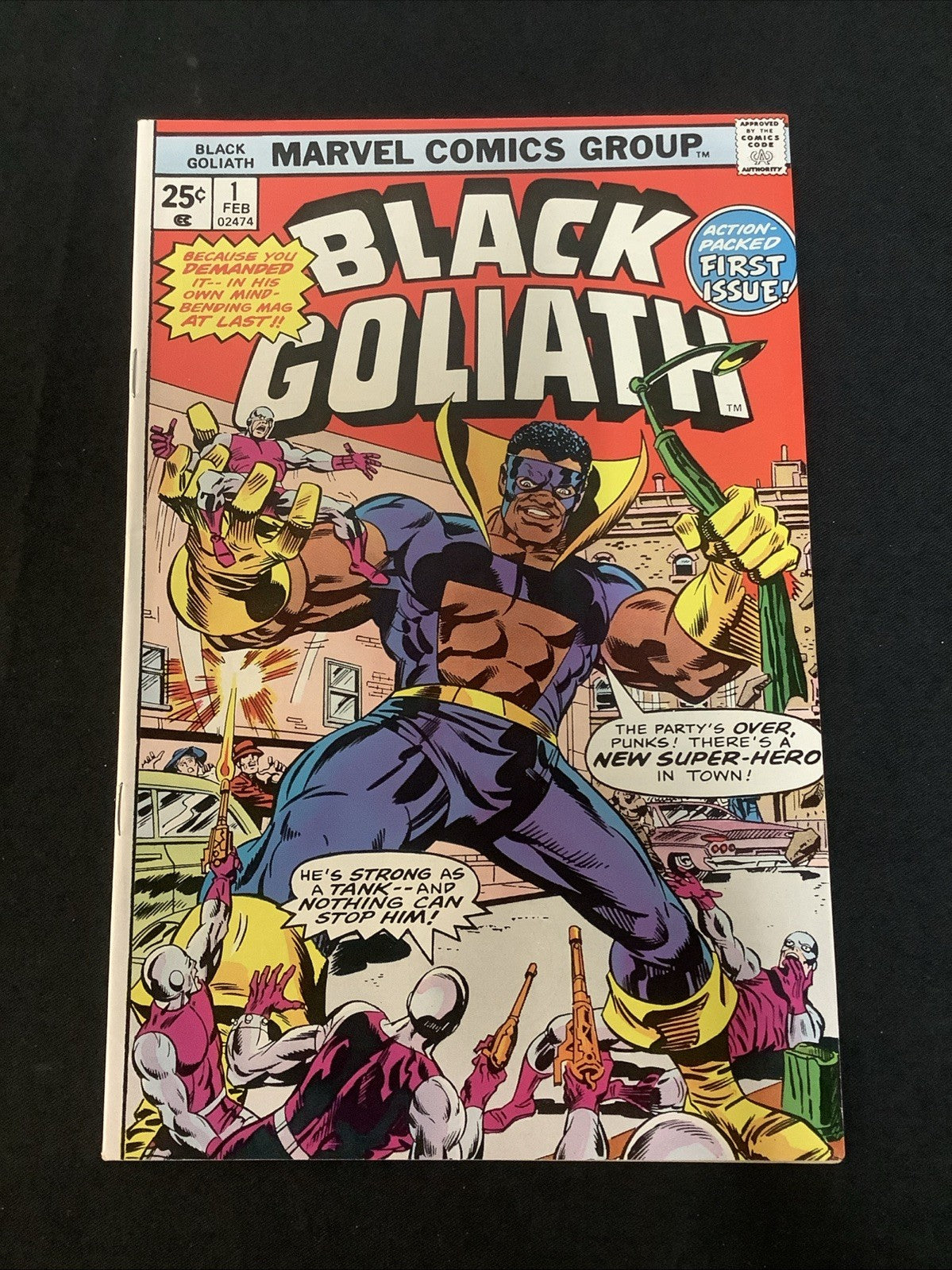 Black Goliath #1 (Marvel Comics February 1976) VF+ (8.5) Stan Lee/Tony Isabella