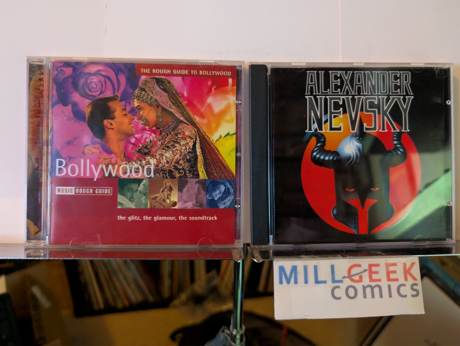 Soundtrack 2 CD Lot (Bollywood Music Rough Guide, Alexander Nevsky) -JD