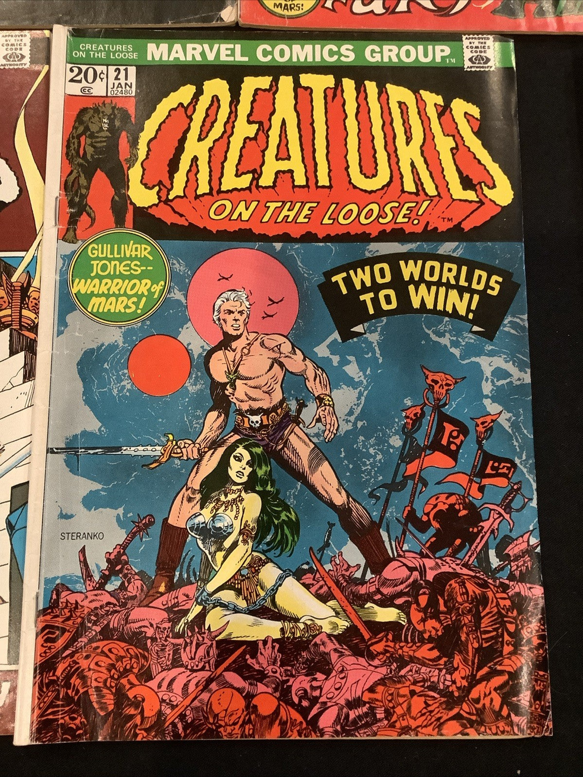 Creatures on the Loose #16-21 + Monsters On The Prowl #16 Comic Lot, Thulsa Doom