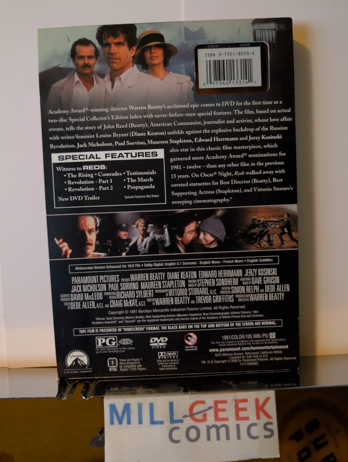 Reds, 25th Anniversary Edition / Nicholas and Alexandra, 2 Movie lot (DVD) -JD