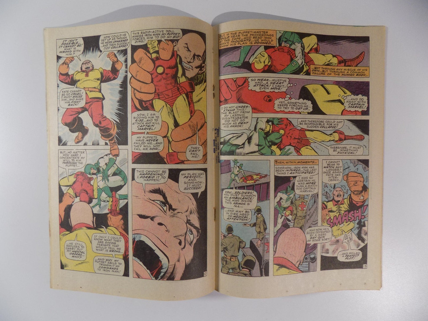 Captain Marvel #14 Marvel Comic June 1969 Very Fine-