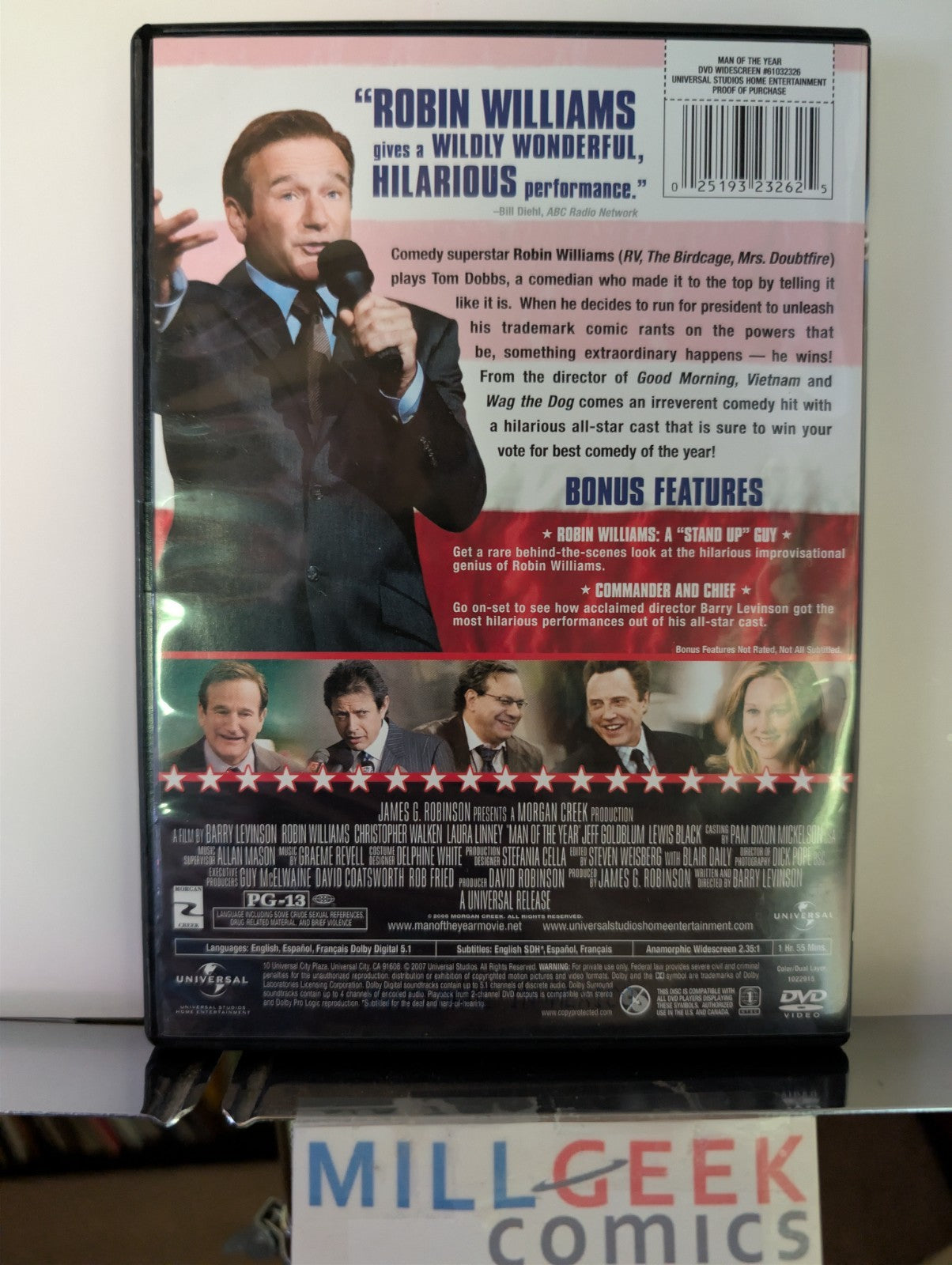 Man of the Year / Meet the Fockers, 2 Comedy Movie Lot (DVD) -JD