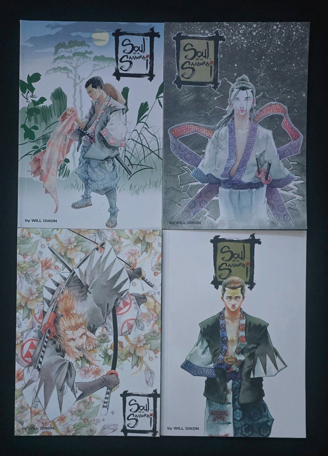 Soul of A Samurai Books 1-4 by Will Dixon (Image Comics 2003-2004)
